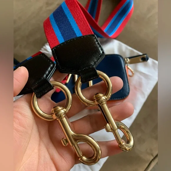 Authentic Rare Marc Jacobs Snapshot Blue Sea Multi Camera Crossbody Shoulder Bag - Picture 13 of 16